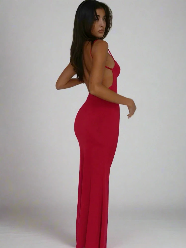 Backless Maxi Dress