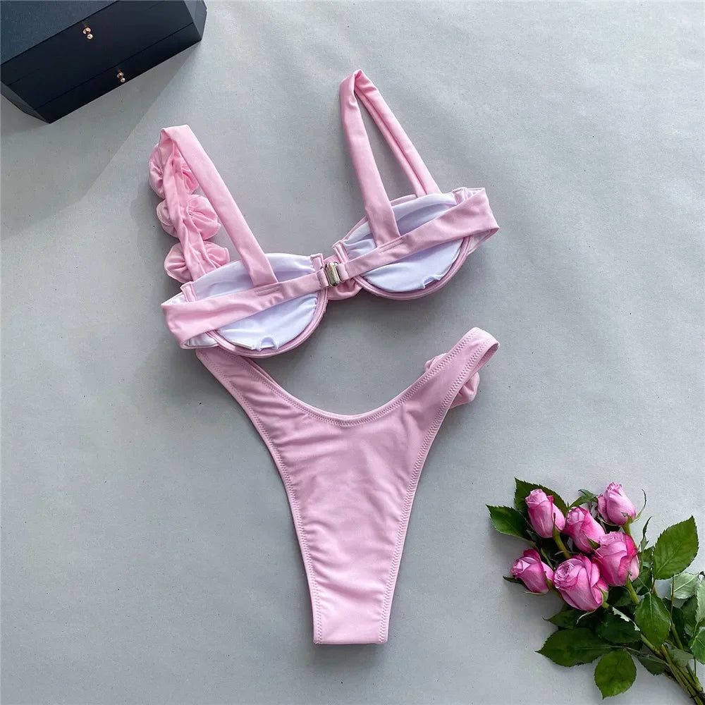 Flower Bikini Set