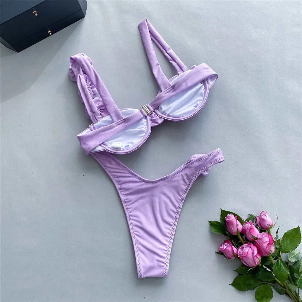 Flower Bikini Set