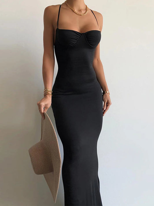 Backless Slim Dress tight fit, perfect for a night out